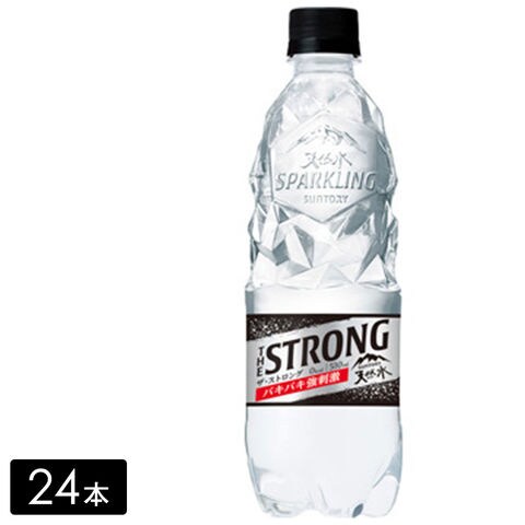 【セール1本105.5円】サントリー THE STRONG ストロング 天然水 スパークリング 炭酸水（510ml×24本）（24本×1箱）
