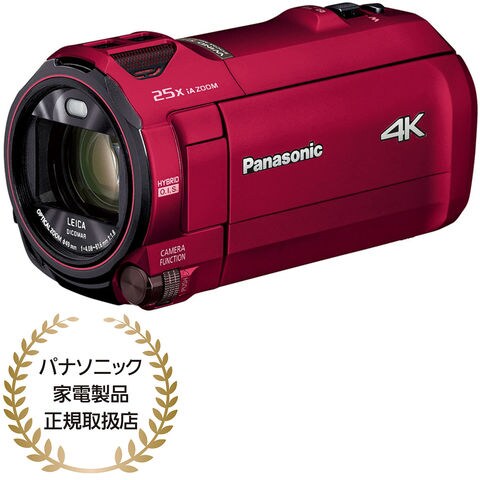 dショッピング |Panasonic デジタル4Kビデオカメラ（レッド） HC