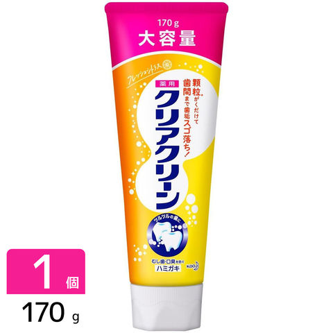 花王 クリアクリーン ハミガキ フレッシュシトラス BIGサイズ 170g 4901301381118