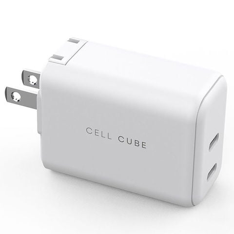 docomo select Type-C 2ポート充電器 最大合計65W ホワイト 急速充電