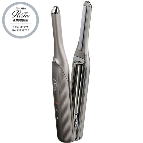 MTG 【即納】リファ フィンガーアイロン ReFa FINGER IRON ST 6 ダークシルバー ヘアアイロン おすすめ コードレス 痛まない メンズ ショート ボブ 細い RE-BL-15A
