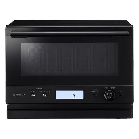 [年末セール]【クーポンで1000円引き】SHARPシャープ オーブンレンジ PLAINLY ブラック 18L 1段調理 ワイドフラット庫内 自動メニュー トースト お菓子作り REWF185RE-WF185-B[12/10まで]