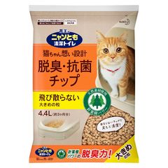 ニャンとも清潔トイレ 脱臭 抗菌チップ 大きめの粒 4.4L ： 通販・価格