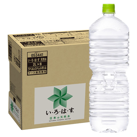 dショッピング |[送料無料]い・ろ・は・す天然水 ラベルレス 2L×16本(8