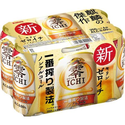 【4個入リ】キリン 零ICHI 6缶パック 350