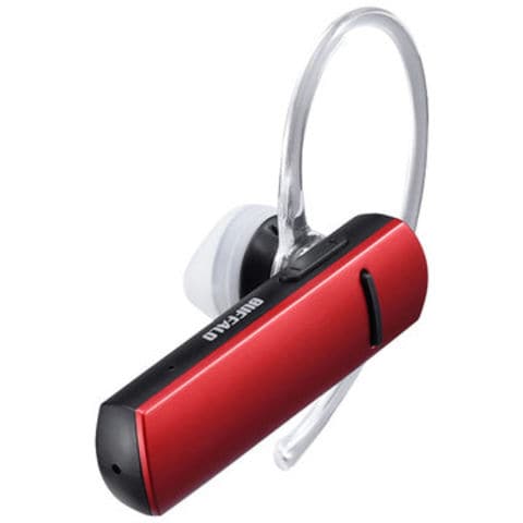 バッファロー（サプライ） Bluetooth4.1対応 片耳ヘッドセット レッド BSHSBE200RD