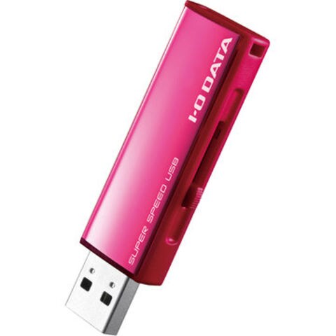I-ODATA USB3.1 アルミボディUSBメモリー ビビッドピンク 16GB U3-AL16GR/VP