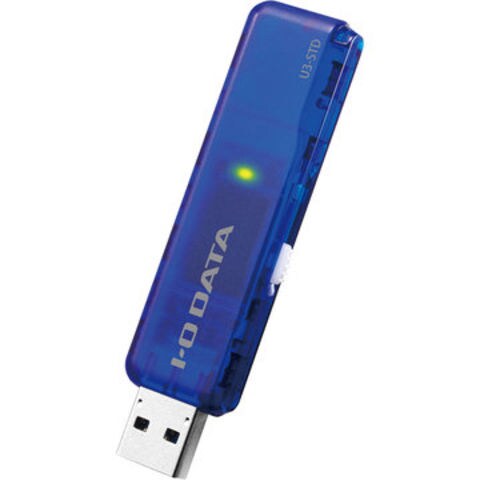 I-ODATA USB3.2 スタンダードUSBメモリー スケルトンブルー 32GB U3-STD32GR/B