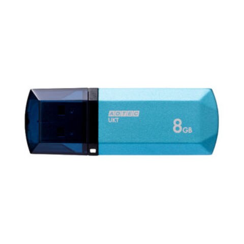 ADTEC USB2.0フラッシュメモリ UKT 8GB シャイニングブルー AD-UKTSL8G-U2