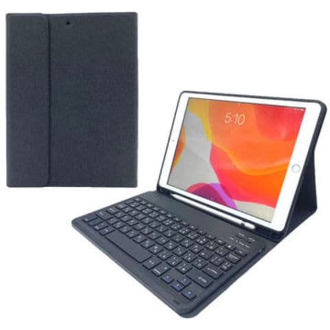 エムディーエス iPad10.2(9・8・7)ワイヤレスキーボード付ケース(JP)BK MDS-BTKCIP102BK2