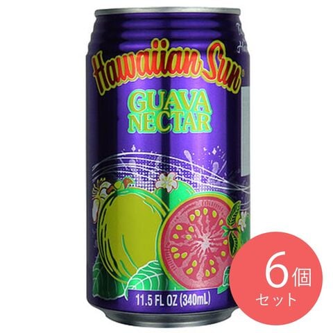ハワイアンサン グァバネクタ? 340ml×6本