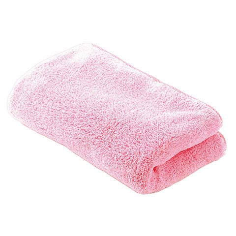 ムチャクチャ水を吸い取る　ふわタオル　チェリー（ピンク） 関東当日便