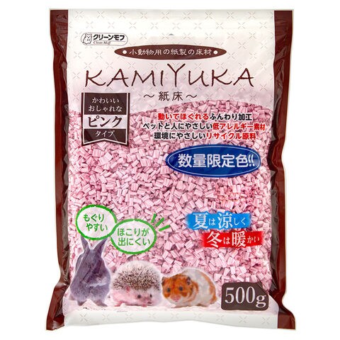 dショッピング |シーズイシハラ クリーンモフ 小動物用床材 ＫＡＭＩＹＵＫＡ ピンク ５００ｇ 関東当日便 カテゴリ：の販売できる商品  チャーム (023259402)|ドコモの通販サイト