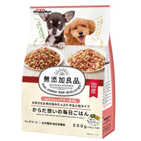 dショッピング |ドギーマン 無添加良品 からだ想いの毎日ごはん 子犬