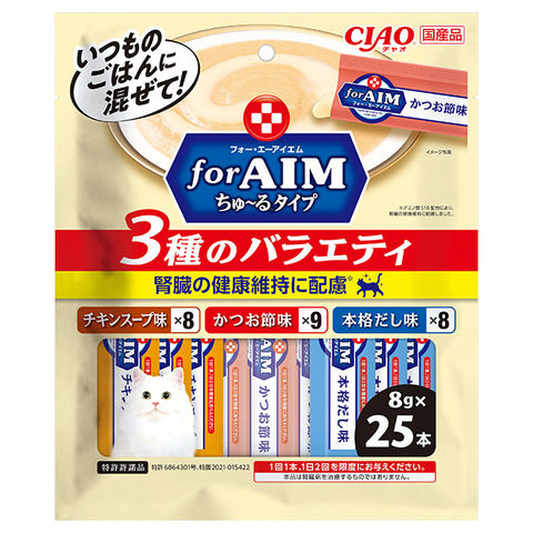 dショッピング |いなば ＣＩＡＯ ｆｏｒ ＡＩＭ ちゅ～る ３種の