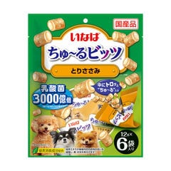 いなば　犬用ちゅ～るビッツ　とりささみビーフ入り24袋まとめ売り　ちゅーるビッツ ちゅ～るビッツ 低脂肪 とりささみ ビーフ入り | 商品情報