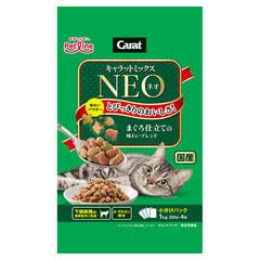 Dショッピング キャットフード ペットライン キャラットミックス ネオ かつお仕立ての味わいブレンド １ｋｇ ２５０ｇ ４袋 関東当日便 カテゴリ の販売できる商品 チャーム ドコモの通販サイト