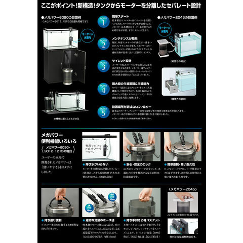 激安セールの通販 【最上級】ＧＥＸメガパワー６０９０ 水槽用外部