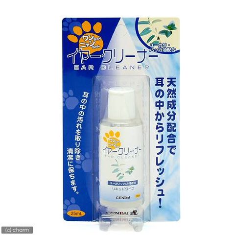 dショッピング |現代製薬 ペットイヤークリーナー リキッドタイプ ２５ｍｌ 犬 耳 ケア用品 関東当日便 カテゴリ：健康管理用品の販売できる商品  チャーム (02381033)|ドコモの通販サイト