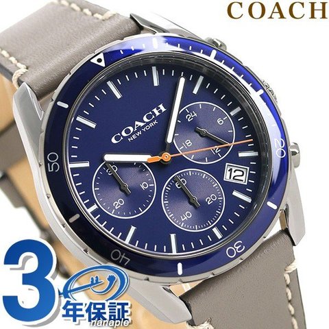 【美品＊稼動品】COACH/コーチ　トンプソン　メンズ　腕時計　クロノグラフ [コーチ]COACH メンズ KENT クロノグラフブラックダイヤル 14602564 腕時計 [並行輸入品]