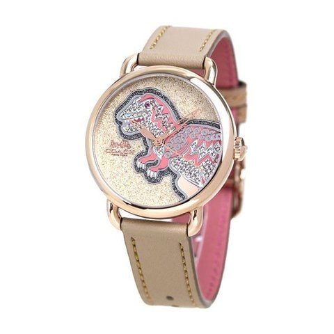 dショッピング |コーチ レディース COACH 腕時計 デランシー 36mm 恐竜 