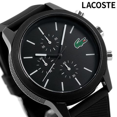 dショッピング |ラコステ 時計 44mm クオーツ メンズ 腕時計 2010972 LACOSTE オールブラック 黒 | カテゴリ：の販売 ...