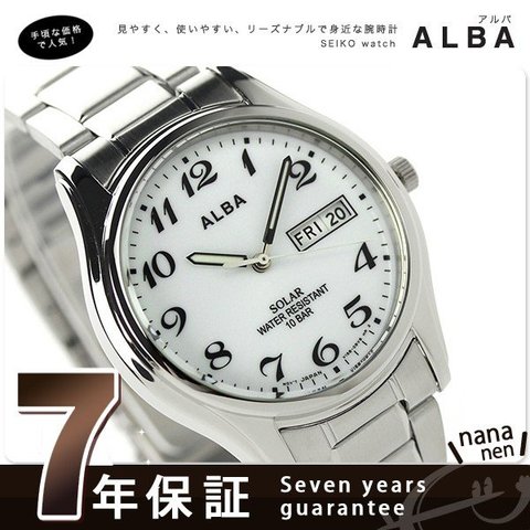 セイコー アルバ ソーラー メンズ 腕時計 AEFD539 SEIKO