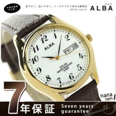 セイコー アルバ ソーラー メンズ 腕時計 AEFD544 SEIKO