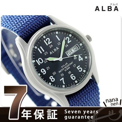 セイコー アルバ ソーラー デイデイト メンズ 腕時計 ... - dショッピング