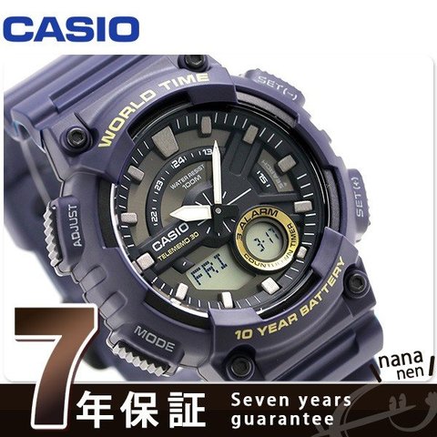 カシオ チプカシ 海外モデル メンズ 腕時計 AEQ-110W-2AVDF CASIO