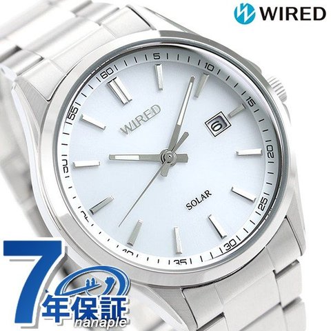 セイコー ワイアード ソーラー メンズ 腕時計 AGAD405 SEIKO WIRED ホワイト