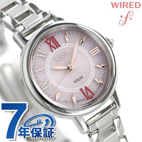 セイコー ワイアード エフ SEIKO WIRED f ソーラー レディース 腕時計 AGED099 ピンク 時計