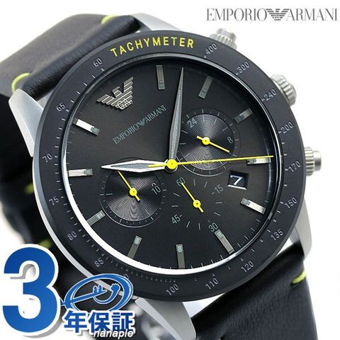 dショッピング |エンポリオ アルマーニ 時計 マリオ 44mm クロノグラフ メンズ 腕時計 AR11325 EMPORIO ARMANI ...