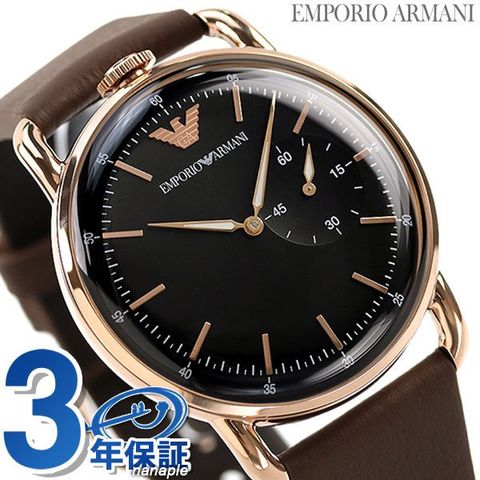 dショッピング |アルマーニ 時計 アビエーター 41mm スモールセコンド メンズ 腕時計 AR11337 エンポリオアルマーニ ...