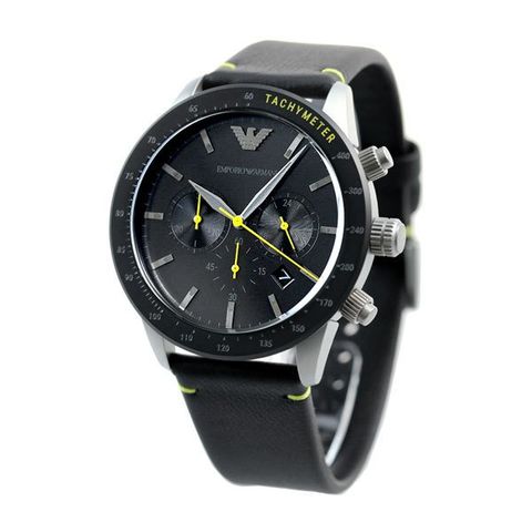 dショッピング |エンポリオ アルマーニ 時計 マリオ 44mm クロノグラフ メンズ 腕時計 AR11325 EMPORIO ARMANI ...