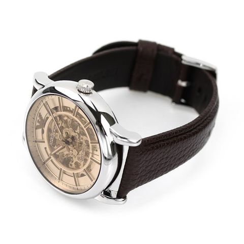 dショッピング |エンポリオアルマーニ 時計 ルイージ メカニコ 43mm 自動巻き メンズ 腕時計 EMPORIO ARMANI アルマーニ ...