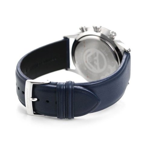 dショッピング |アルマーニ 時計 メンズ 革ベルト ブルー エンポリオ