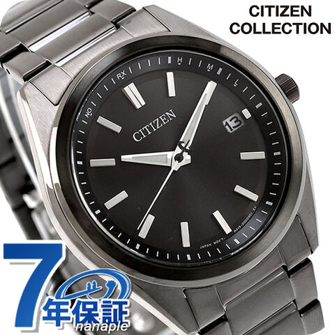 シチズン コレクション 光発電エコドライブ電波 腕時計 ブランド メンズ 電波ソーラー CITIZEN COLLECTION AS1085-61E アナログ ブラック