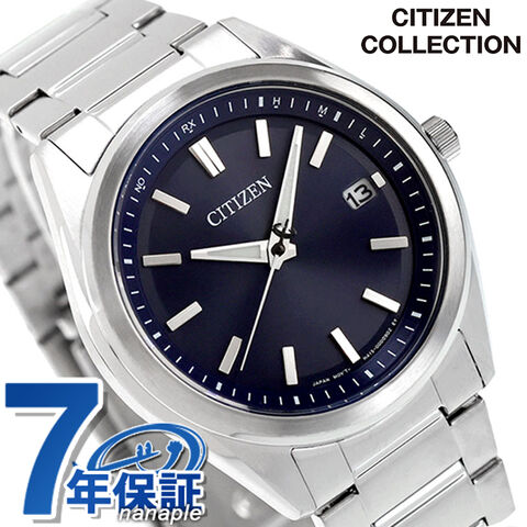 シチズン コレクション 光発電エコドライブ電波 腕時計 ブランド メンズ 電波ソーラー CITIZEN COLLECTION AS1080-65L アナログ ネイビー