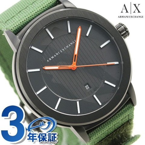 dショッピング |アルマーニ 時計 メンズ カレンダー ブラック AX1468 AX ARMANI EXCHANGE アルマーニ ...