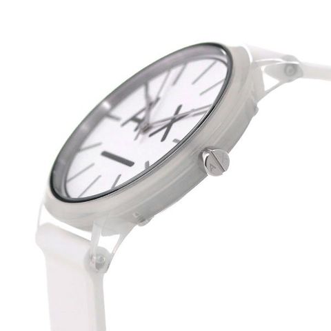 dショッピング |アルマーニエクスチェンジ 時計 36mm レディース 腕時計 AX5557 ARMANI EXCHANGE ホワイト ...