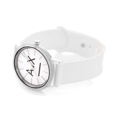 dショッピング |アルマーニエクスチェンジ 時計 36mm レディース 腕時計 AX5557 ARMANI EXCHANGE ホワイト ...