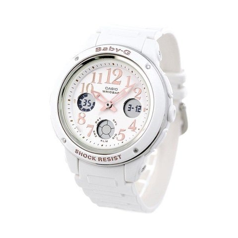dショッピング |ベビーG 白 ワールドタイム クオーツ 腕時計