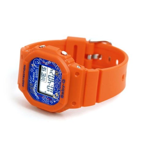 BABY-G ベイビージー ベビージー BGD-560SK-4 グラフィティフェイス ビビットカラー オレンジ ブルー 2018年11月発売 Baby-G - BABY-G ベイビージー ベビージー BGD-560SK-4 グラフィティ
