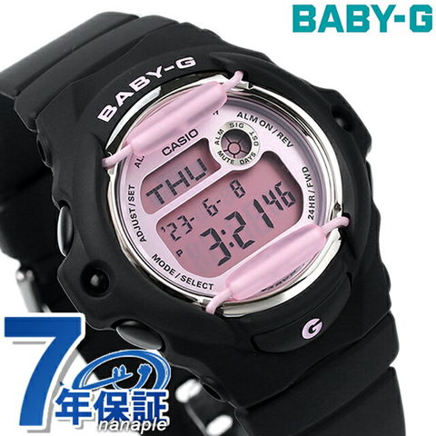 ベビーg ベビージー Baby-G レディース 腕時計 カシオ casio デジタル ピンク ブラック 黒