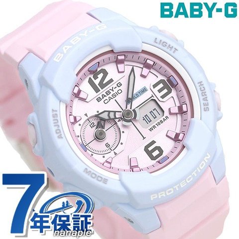 Baby-G ベビーG 海外モデル レディース アナデジ BGA-230PC-2BDR カシオ 腕時計 時計 ライトピンク