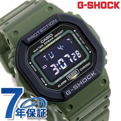 G-SHOCK デジタル メンズ 腕時計 DW-5610SU-3DR カシオ Gショック ブラック×カーキ 時計