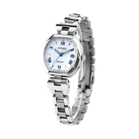 【新品】シチズン CITIZEN 腕時計 レディース ES9324-51W エクシード EXCEED エコ・ドライブ電波（H060） マザーオブパールxシルバー/ピンクゴールド アナログ表示腕時計