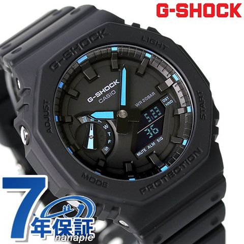 G-SHOCK Gショック クオーツ GA-2100-1A2 2100シリーズ ワールドタイム メンズ 腕時計 カシオ casio オールブラック 黒