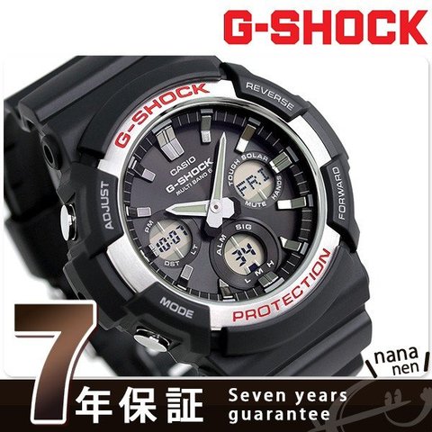 G-SHOCK ベーシック 電波ソーラー メンズ 腕時計 GAW-100-1AER カシオ Gショック ブラック 時計